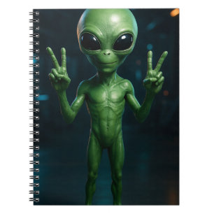 Futurist alien CADERNO Notebook