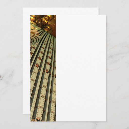 Futuristic 3D fractal (Front/Back)