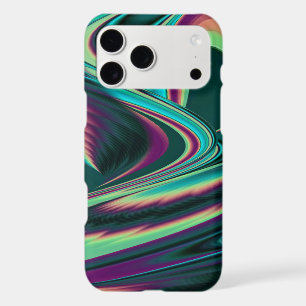 Futuristic Abstract 3D Metallic Rainbow Art iPhone 17 Pro Max Case