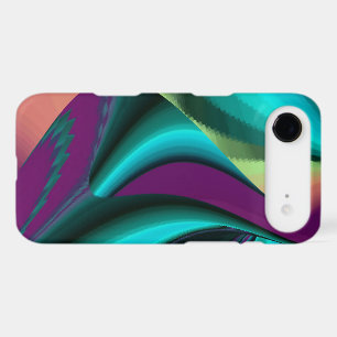 Futuristic Abstract 3D Metallic Rainbow Art iPhone 17 Air Case