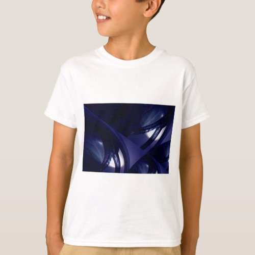 Futuristic Abstract Rippling Fantasy Abstract T_Shirt