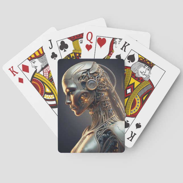 Futuristic AI-Designed Poker Cards (Back)