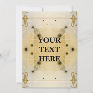 Futuristic Art Deco Invitation