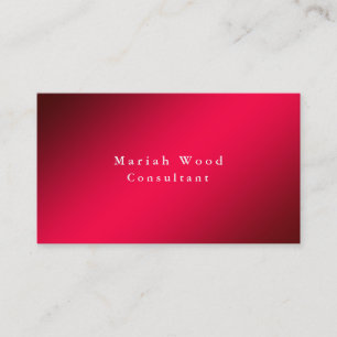 Futuristic Background Professional Red White Business Card