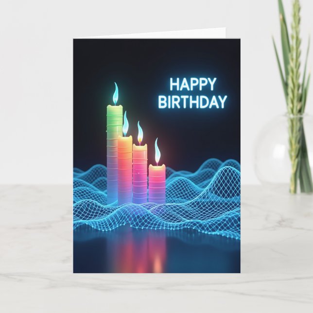 Futuristic Birthday Card (Front)