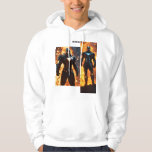 Futuristic Black Iron Man  Hoodie