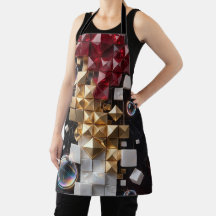 Futuristic Christmas Mosaic Column 3D