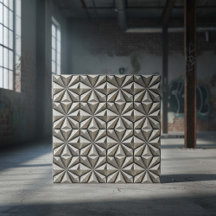 Futuristic Chrome Relief Silver #18 ID1227