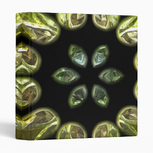 Futuristic Chrystal X7-4 3 Ring Binder