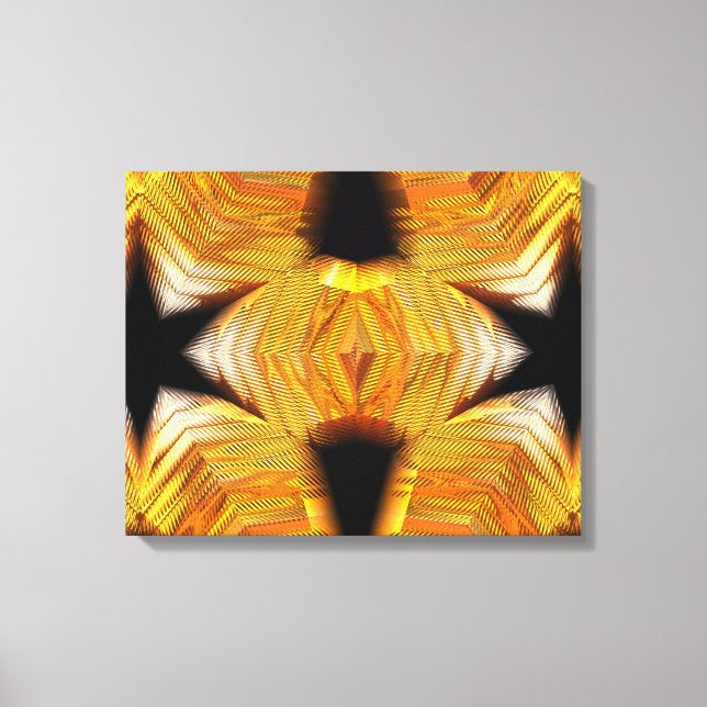 Futuristic Chrystal X7-5 Wrapped Canvas Print (Front)