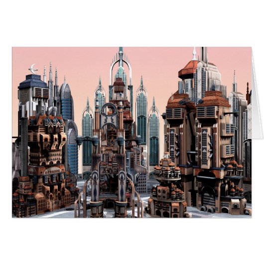 Futuristic City Cards (Front Horizontal)