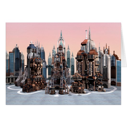 Futuristic City Cards (Front Horizontal)