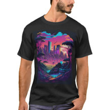 Futuristic City in a Twilight Setting  