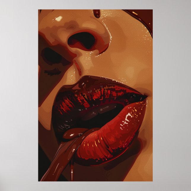 Futuristic Cityscape Sunrise Poster (Front)