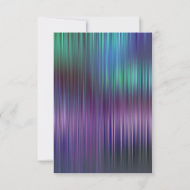 Futuristic Color Blur Blank Invitation Design (Front)