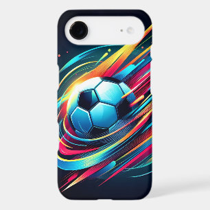 Futuristic Cyber Football Speed Sports iPhone 17 Air Case