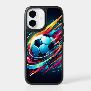 Futuristic Cyber Football Speed Sports iPhone 17 Case