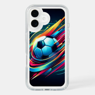 Futuristic Cyber Football Speed Sports iPhone 16 Case