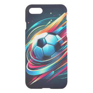 Futuristic Cyber Football Speed Sports iPhone SE/8/7 Case