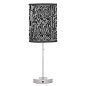 Futuristic cyberpunk monochrome table lamp (Back)