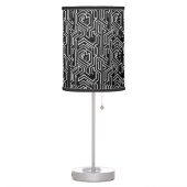 Futuristic cyberpunk monochrome table lamp (Left)