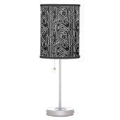 Futuristic cyberpunk monochrome table lamp (Right)