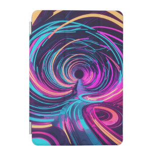 Futuristic Cyberpunk Neon Lights Abstract iPad Mini Cover