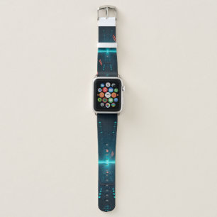 futuristic design apple watch band