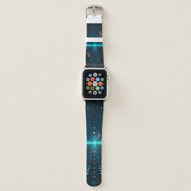 futuristic design apple watch band (Front)