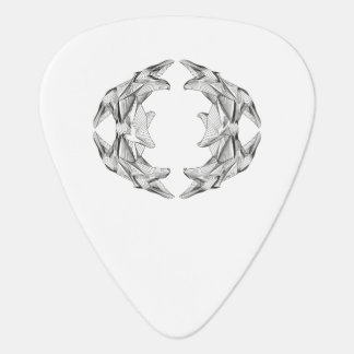 Futuristic design guitar pick