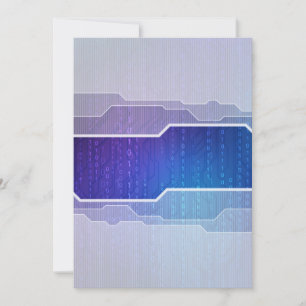 futuristic design invitation
