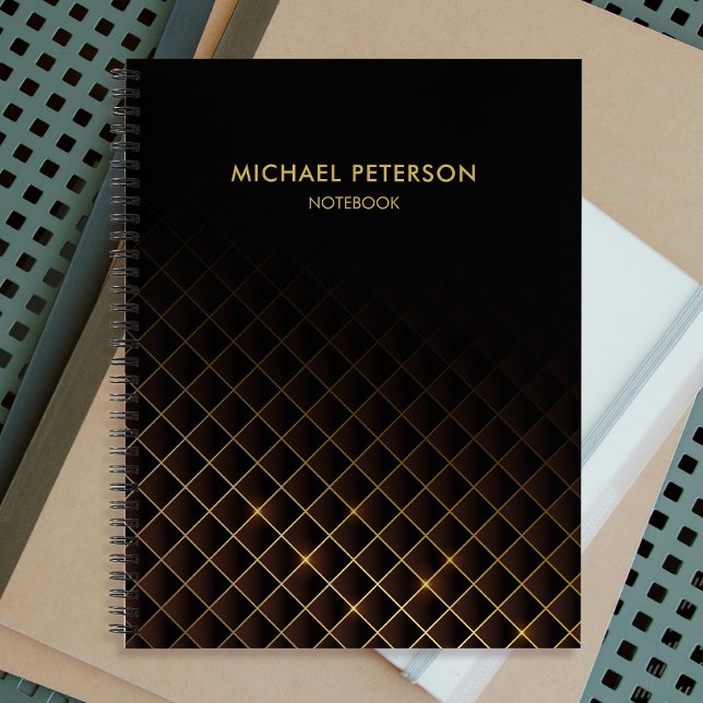 Futuristic Diamond Pattern Notebook (Creator Uploaded)