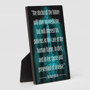 Futuristic Doctor of Future Chiropractic Plaque