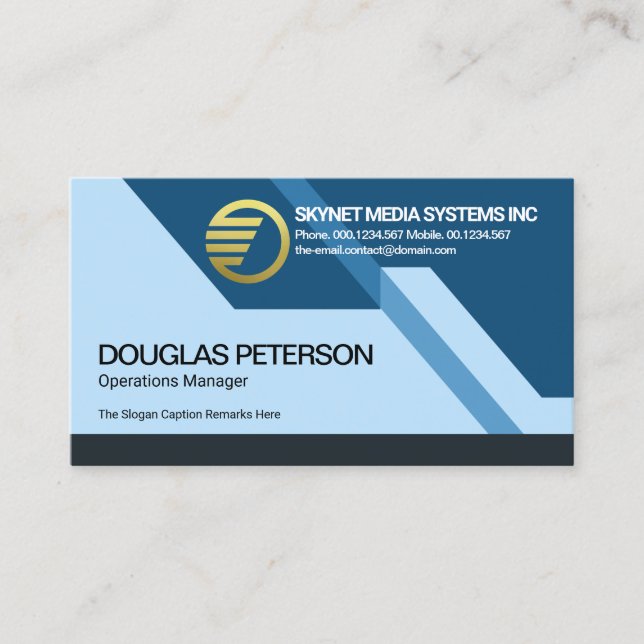Futuristic Dynamic Colorful Stunning Security Business Card (Front)
