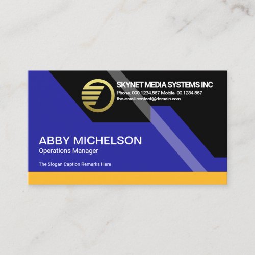 Futuristic Dynamic Colorful Stunning Webmaster Business Card