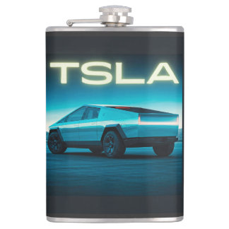 Futuristic Electric Pickup Truck Flask