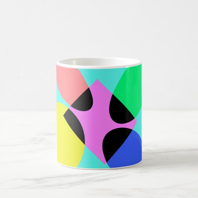 Futuristic flower coffee mug (Center)