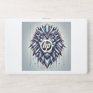 "Futuristic Geometric Lion - Holographic Laptop Ed HP Laptop Skin