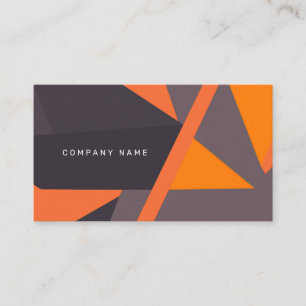 Futuristic Geometric Spring Business Card