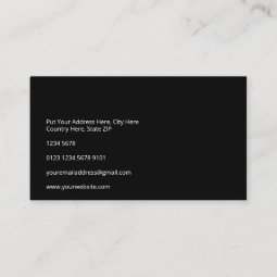 Futuristic Graphic Chart | Stock Market | Black Business Card | Zazzle