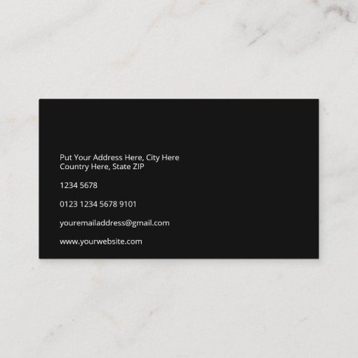 Futuristic Graphic Chart | Stock Market | Black Business Card | Zazzle