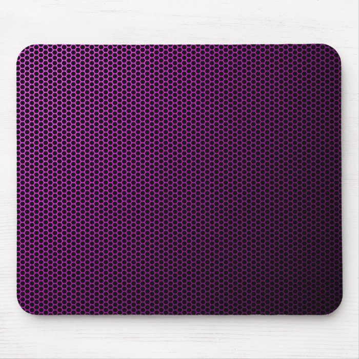 Futuristic Honeycomb Metal Mesh Texture Mouse Pad