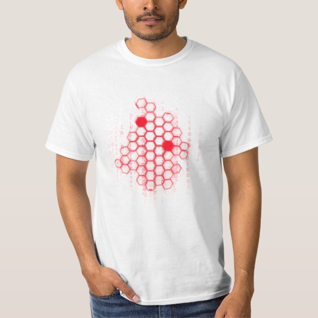 Futuristic Honeycomb T-Shirt (Front)