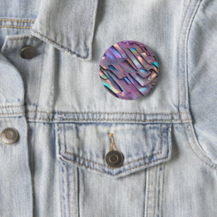 Futuristic iridescent/abstract holographic button