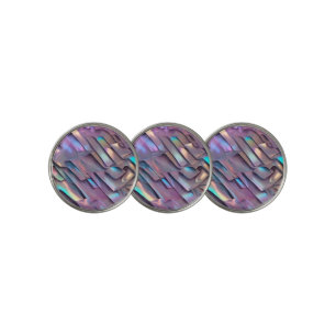 Futuristic iridescent/abstract holographic  golf ball marker