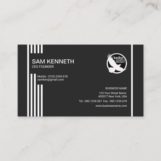 futuristic-lines-elegant-black-ceo-founder-business-card-zazzle