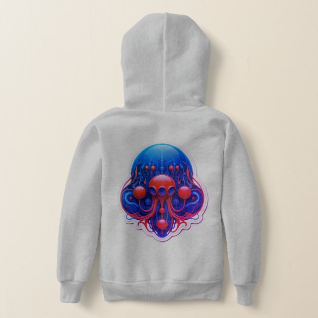 Futuristic Meduza Hoodie (Laydown Back)