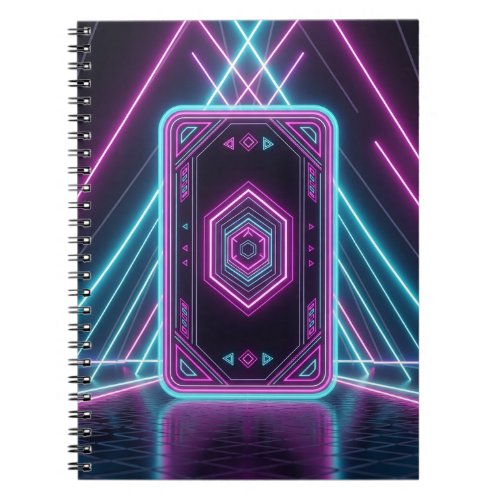 Futuristic Neon Gaming Card