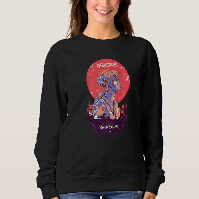 Futuristic Person Berlin Sweatshirt (Front)