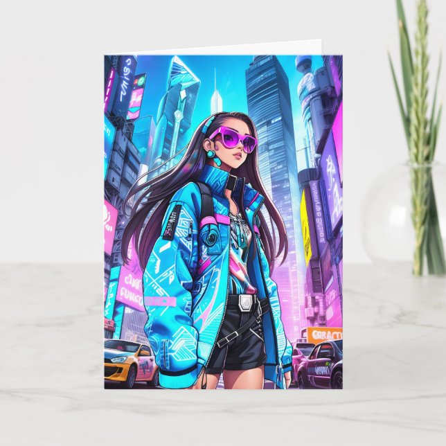 Futuristic Pop Star 0002 Card (Front)